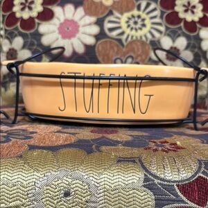 Rae Dunn Orange Serveware Collection